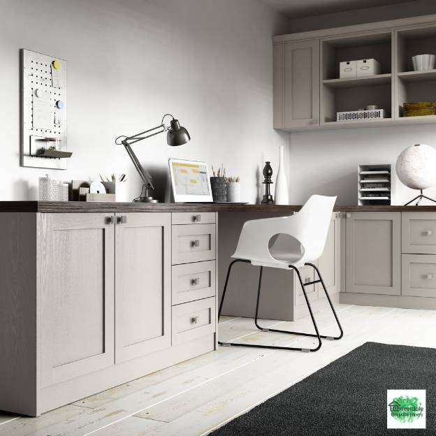 What are office desks made from?