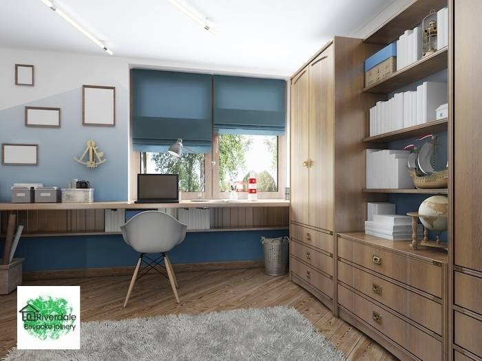 fitted office in the home