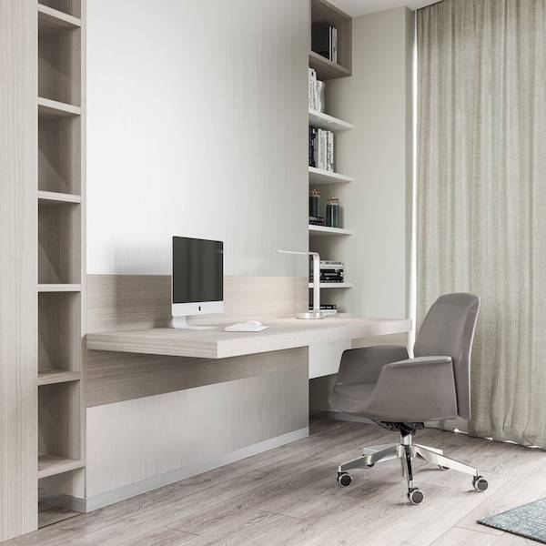 minimalist home office